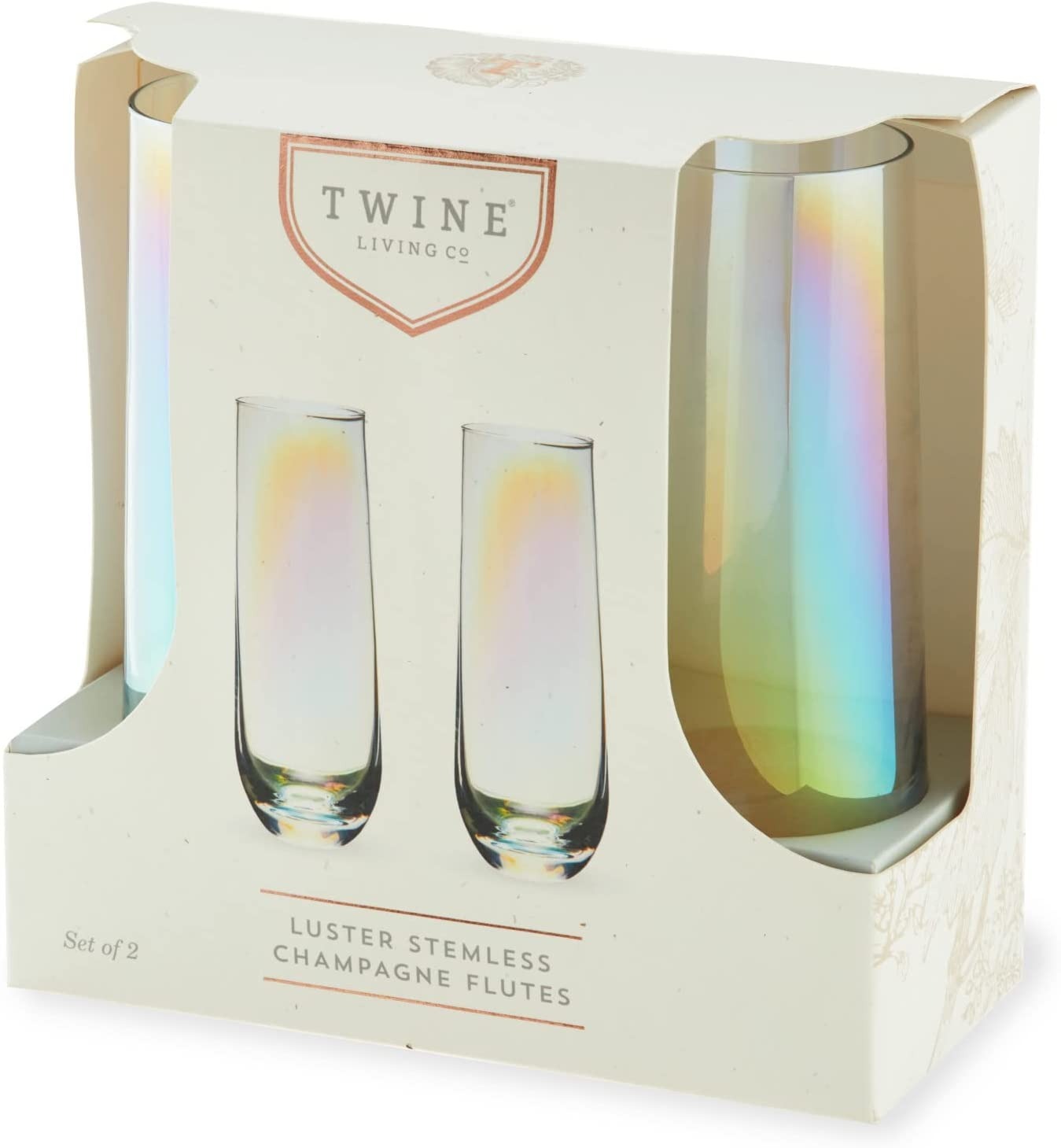 Corkcicle Stemless Champagne Flute - Set of 2  Stemless champagne flutes,  Stemless champagne, Glass coffee mugs