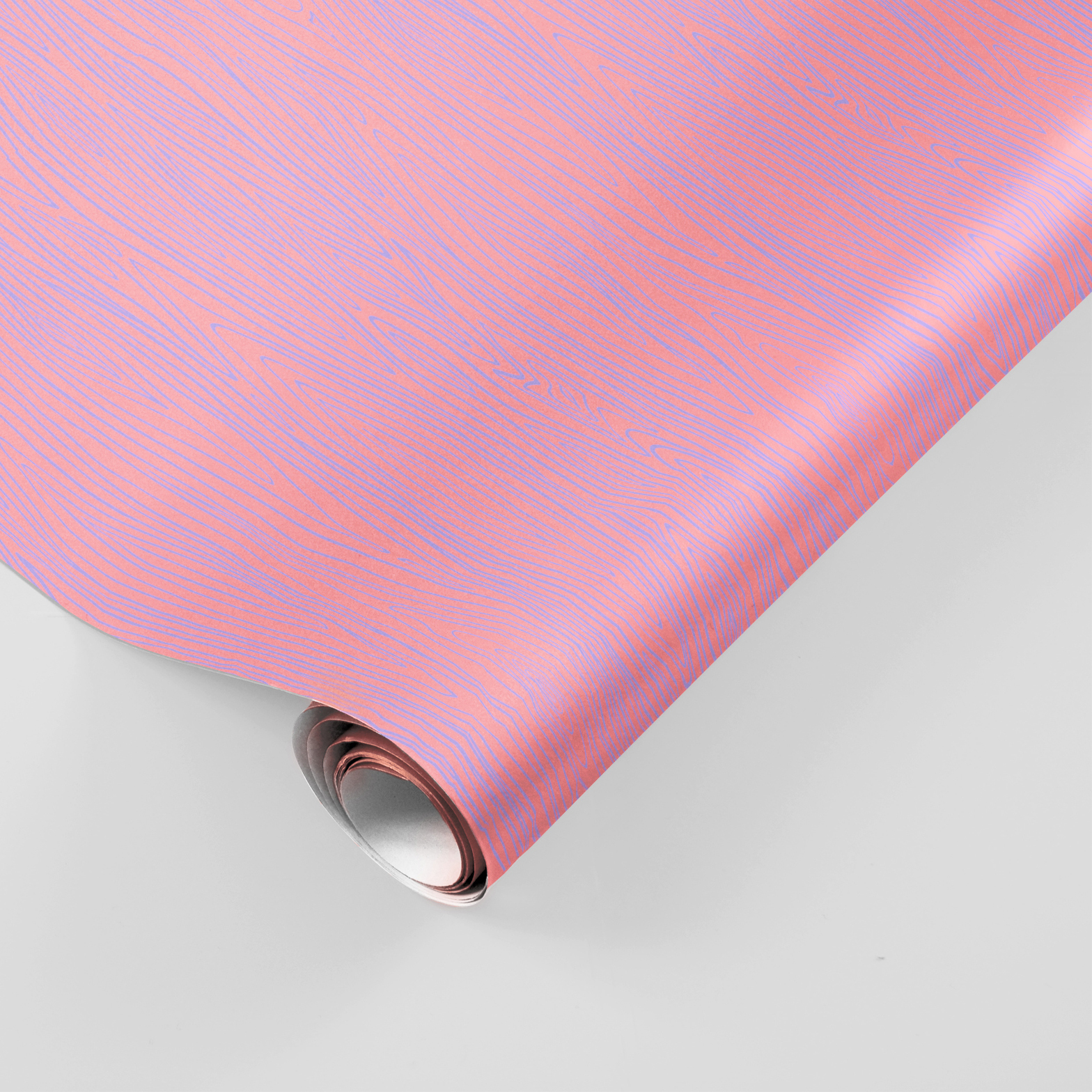 Wood grain gift wrap roll Made Paper Co