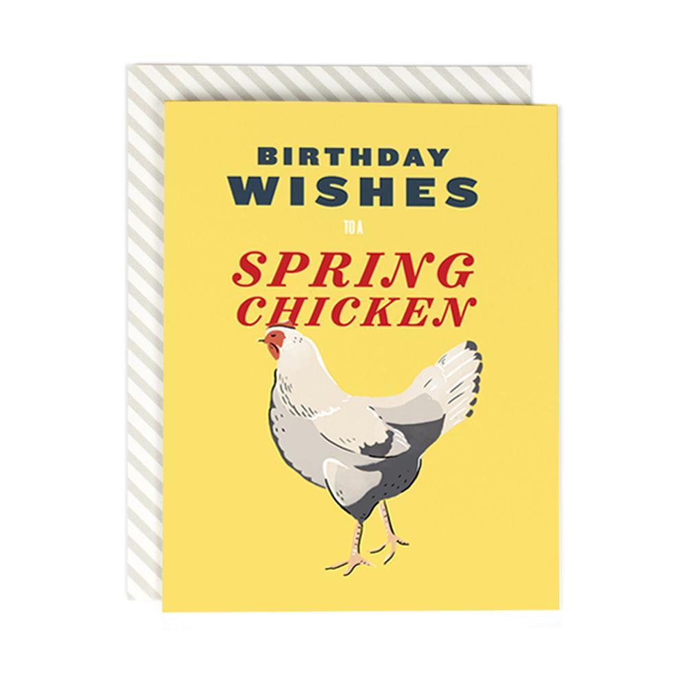 Birthday wishes to a spring chicken - Amy Heitman
