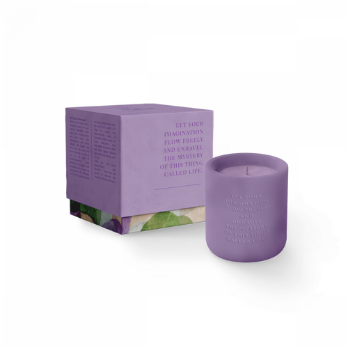Cement Candle - Purple