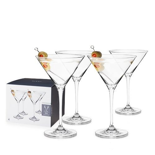 Reserve European Crystal Martini Glasses - Set of 4 (set of 4)