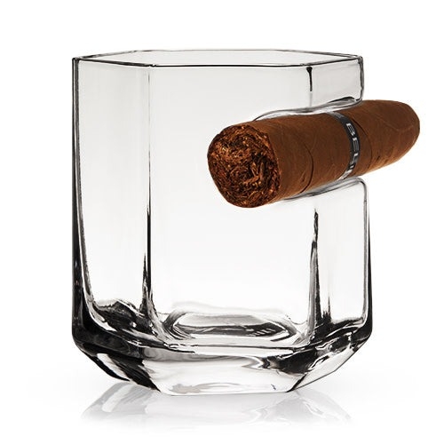 Viski Raye Crystal Cigar Glass
