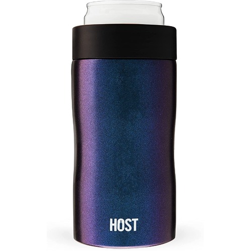 Stay-Chill Slim Can Cooler in Galaxy Black by HOST