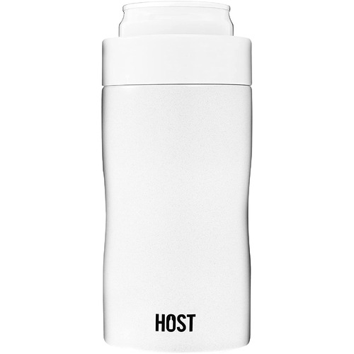 Stay-Chill Slim Can Cooler in Pearl White by HOST