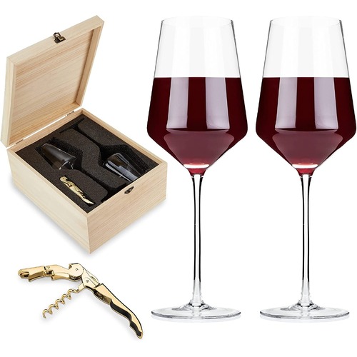Wine Glass and Corkscrew Gift Box NEW
