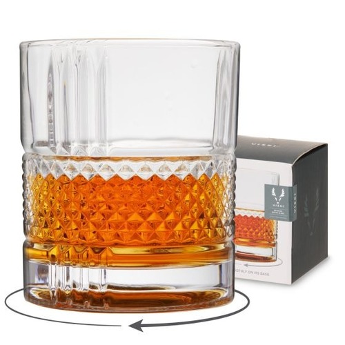 Viski Revolve Rocks Glass