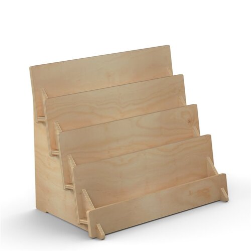 Wooden 12 Pocket Counter Greeting Card Stand