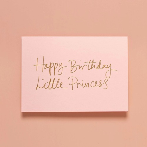 Happy Birthday Little Princess Peony Pink