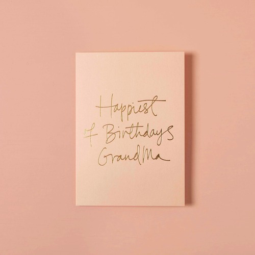 Happiest Of Birthdays Grandma Nude Rose