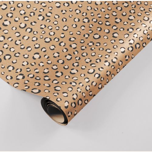 Leopard gift wrap roll