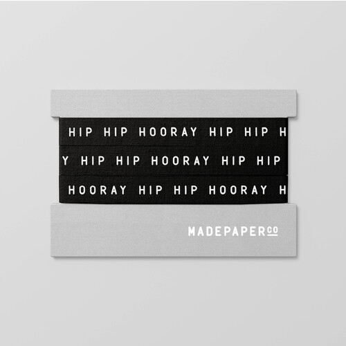 Hip Hip Hooray Ribbon 3m