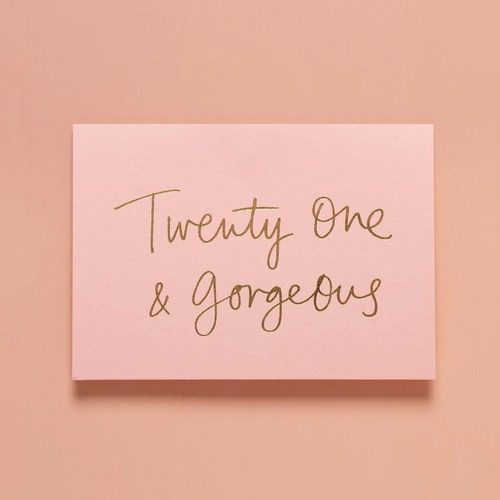 Twenty One & Gorgeous Peony Pink