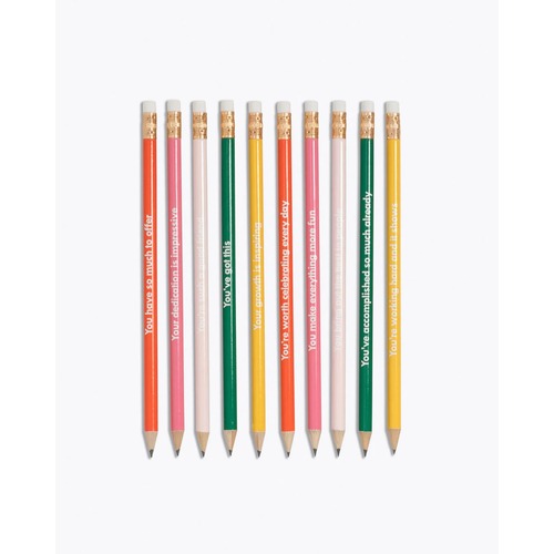 Write On Pencil Set - Compliments