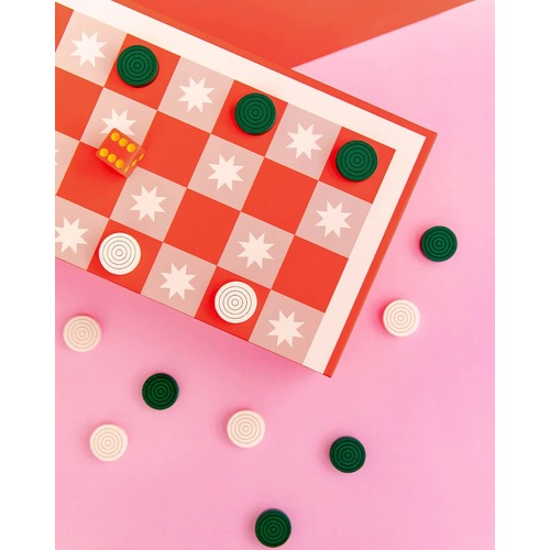 Game Night! 2-in-1 Game Set Checkers & Backgammon