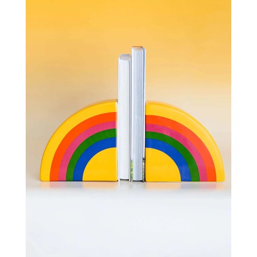 Ceramic Bookends - Rainbow