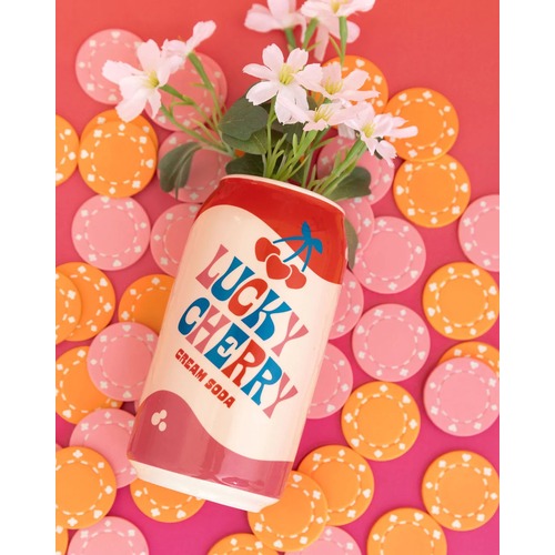 Lucky Cherry Cream Soda Vase