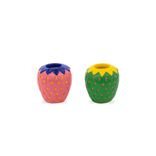 Strawberry Field Candle Holders