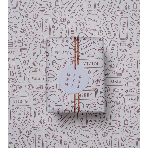 Christmas Speech (Mulled Wine) - Single Sheet Wrap