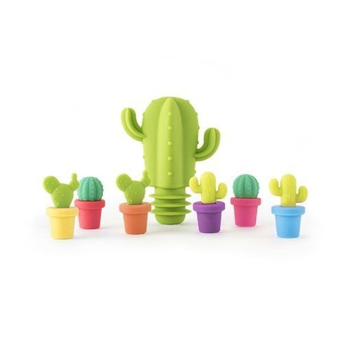Cactus Stopper and Charm Set by TrueZoo