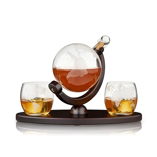 Globe Decanter & Whiskey Tumblers Set by Viski