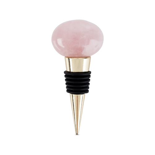 Rose Quartz Bottle Stopper by Twine