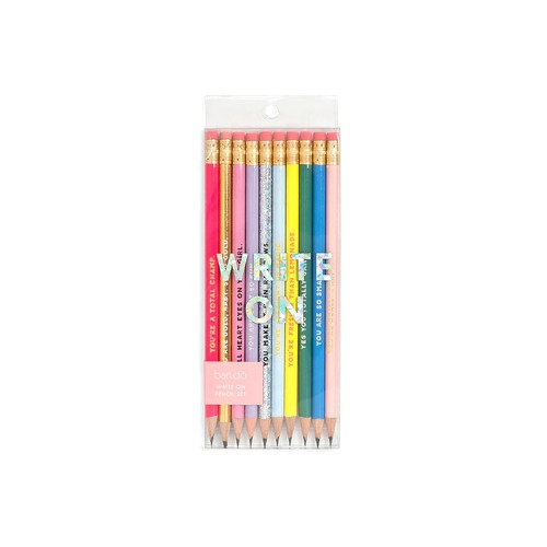 Compliment Pencil Set - Assorted set of 10