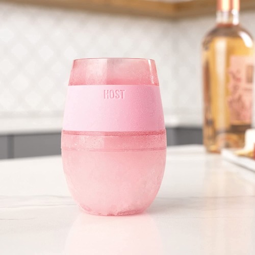 Wine FREEZEª Cooling Cup in Translucent Pink