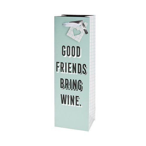 Good Friends Bring Wine Bag