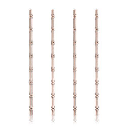 Bamboo Copper Straws by Viski