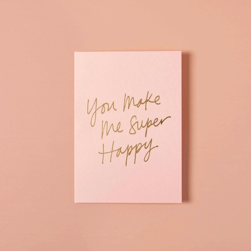 You Make Me Super Happy Peony Pink