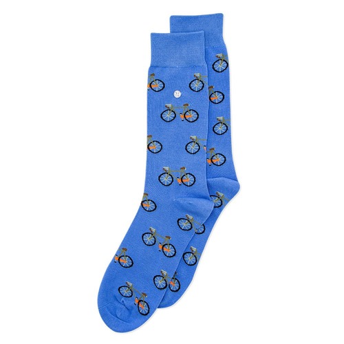 Bicycle Blue Socks - Medium