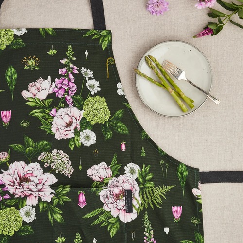 Apron - Summer Garden Dark Green