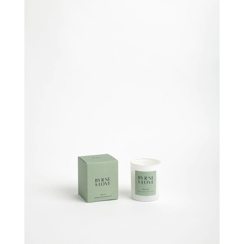 Baile Candle 100g - Green leaf & White Lily
