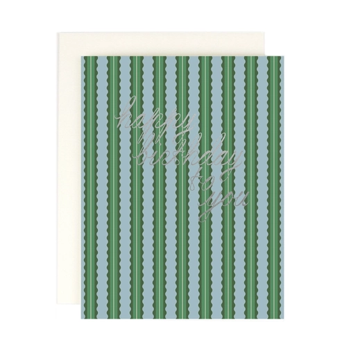 Scallop Stripe Birthday