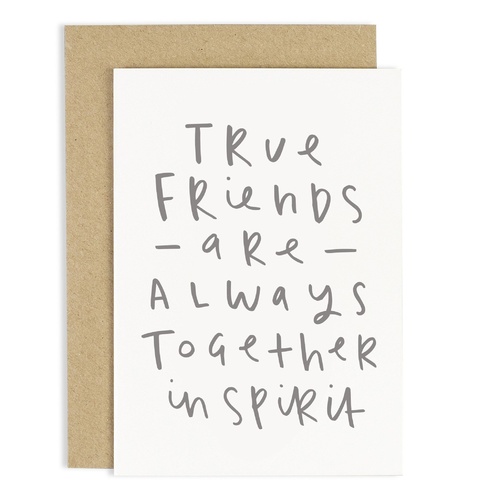 True Friends Card.