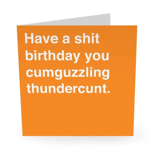 Thundercunt Birthday