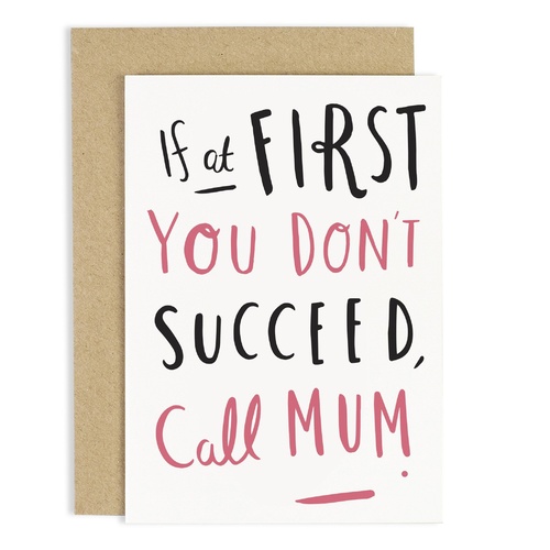 Call Mum Mother's Day Card.