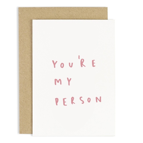 Youre My Person Card.
