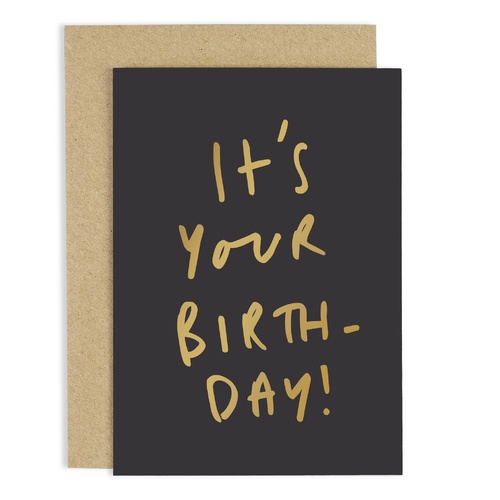 It's Your Birth-Day Gold Card