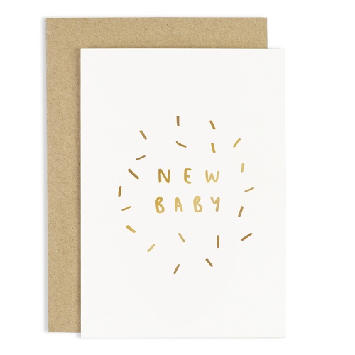 New Baby Confetti Card