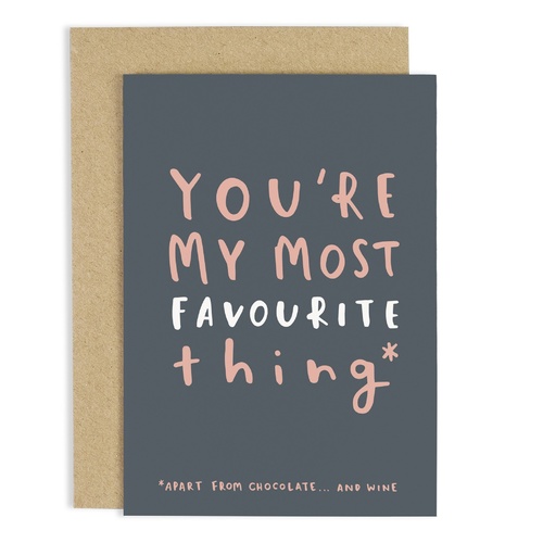 My Favourite Thing Card.