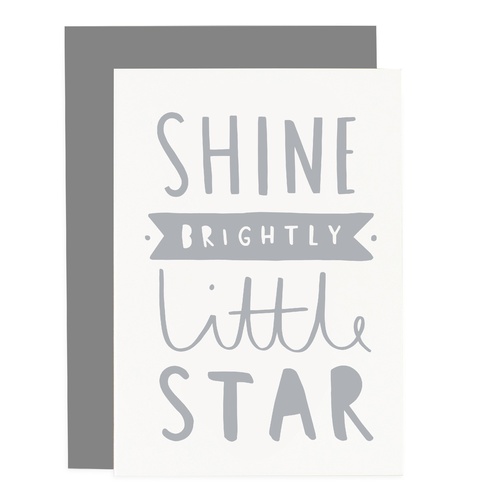 Shine Brightly Little Star Card