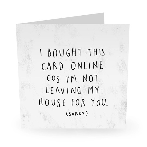 I Bought This Card Online