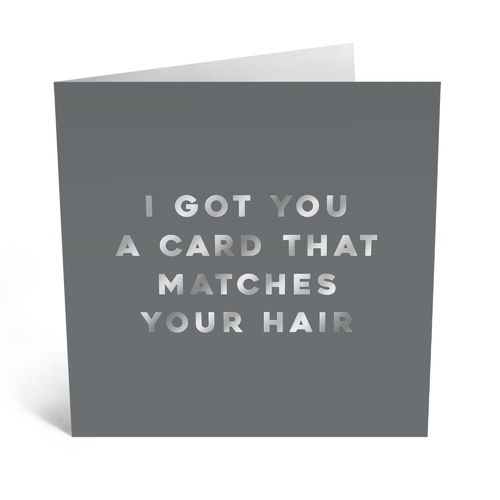 A Card That Matches Your Hair