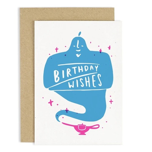 Birthday Wishes Genie  Birthday Card.