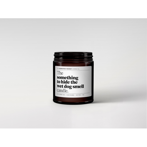 The something to hide the wet dog smell candle - Zesty