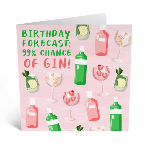 Birthday 99% Chance of Gin