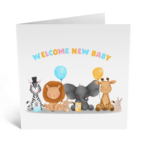 Welcome New Baby Safari NEW
