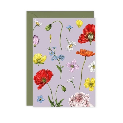 Champ de Fleur Lilac Card