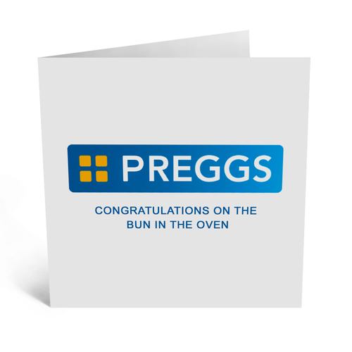Preggs Congratulations Card